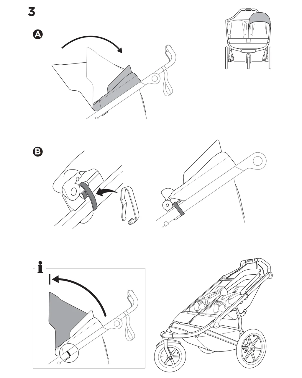 Thule Urban Glide 3 Double Car Seat Adapter Universal - Image 5
