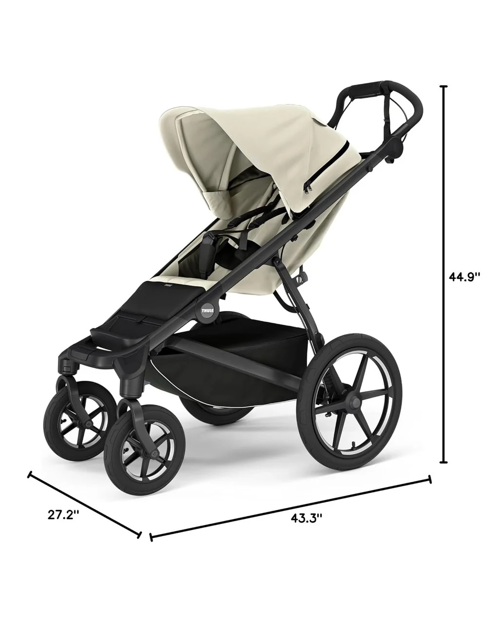 Thule Urban Glide 4-Wheel All-Terrain Single Stroller - Image 2