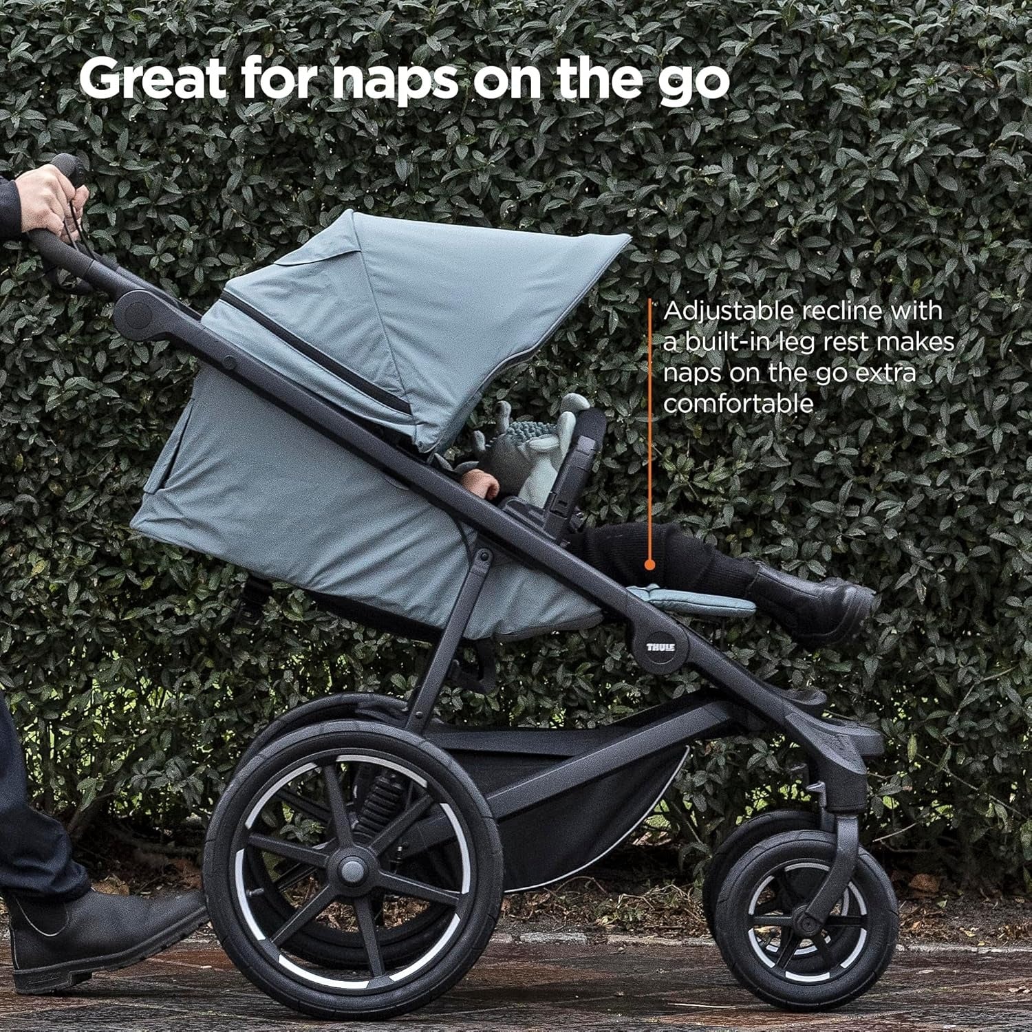 Thule Urban Glide 4-Wheel All-Terrain Single Stroller - Image 4