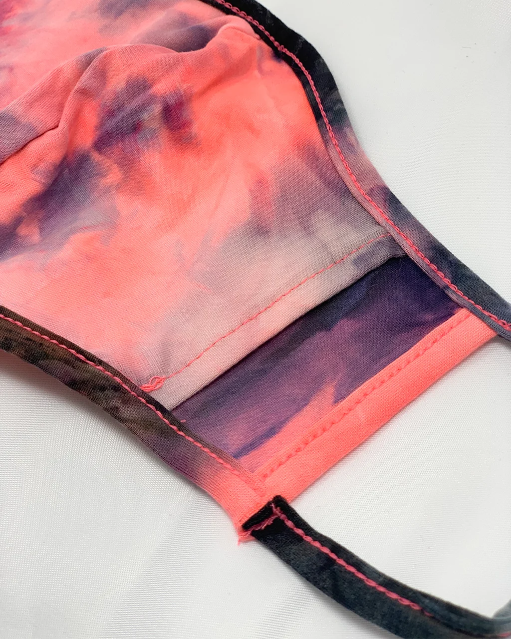 Tie Dye Cotton Face Cover with Filter Pocket - Image 3