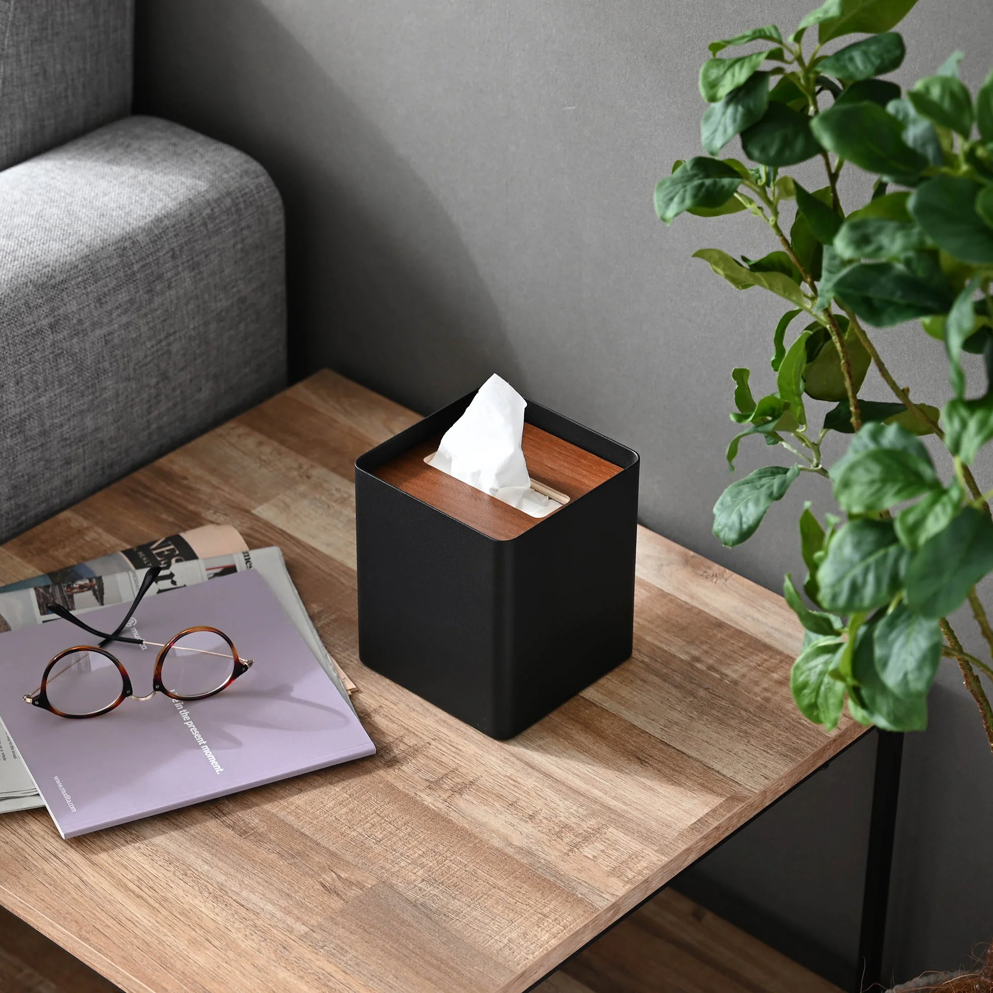 Yamazaki Home Tissue Box Cover - Image 12