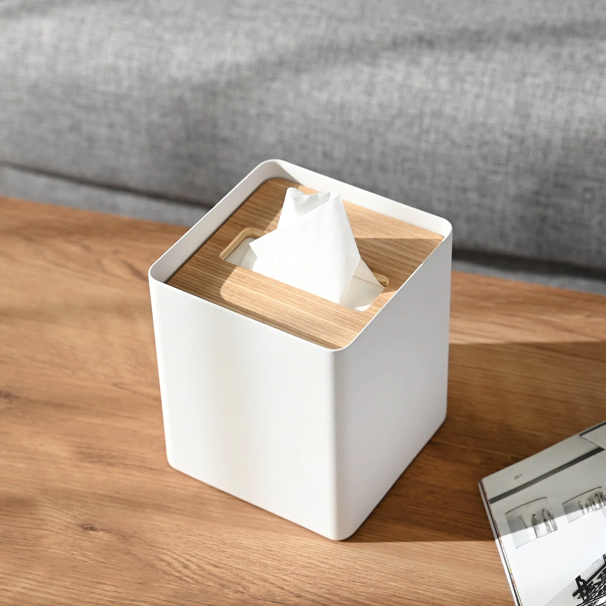 Yamazaki Home Tissue Box Cover - Image 9