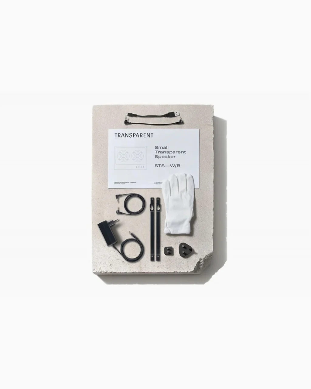 Small Transparent Speaker Black - Image 4