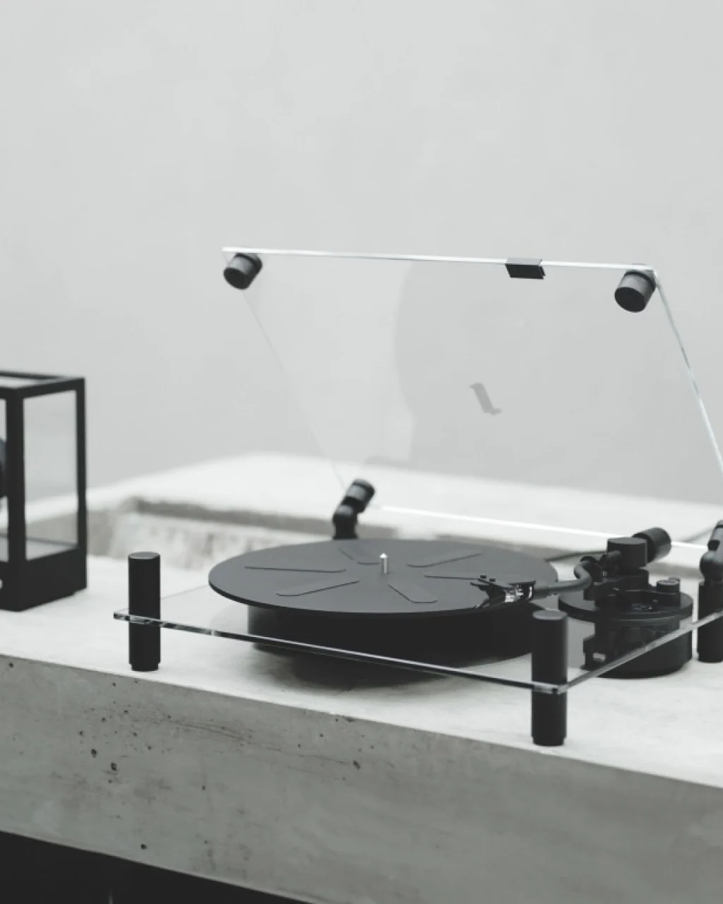Transparent Turntable - Black - Image 2