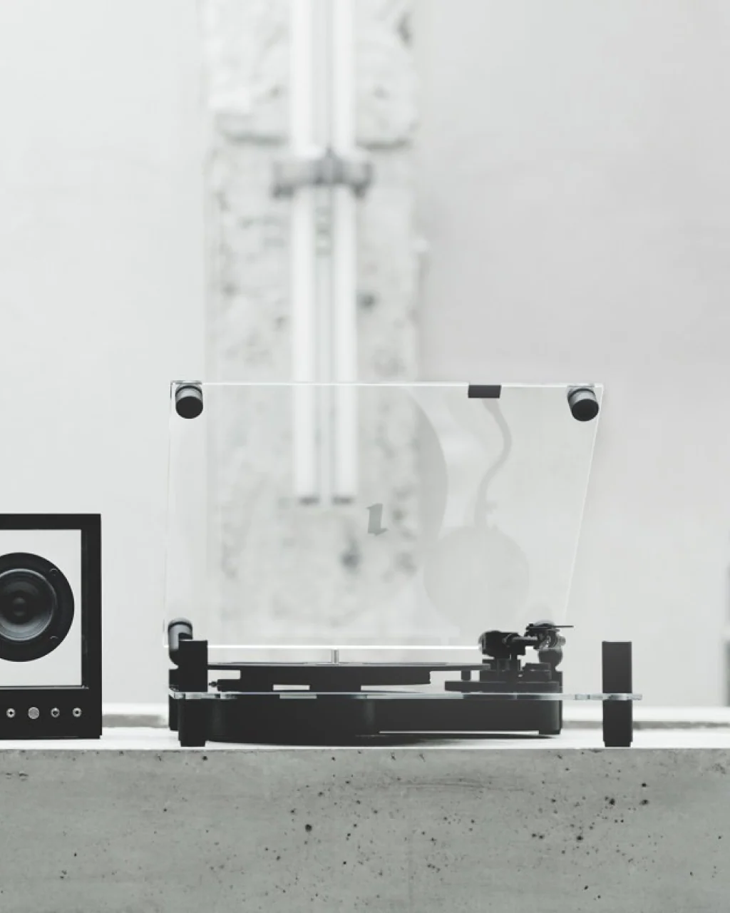 Transparent Turntable - Black - Image 3