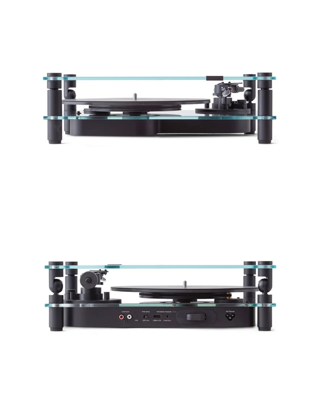 Transparent Turntable - Black - Image 5